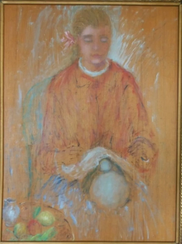 Giovane Donna Con Giubbetto Rosso